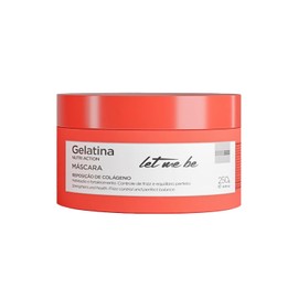 Let Me Be Gelatina Nutri Action 250g Mascarilla de Colágeno para Cabello Dañado Tratamiento Reconstructor Intensivo