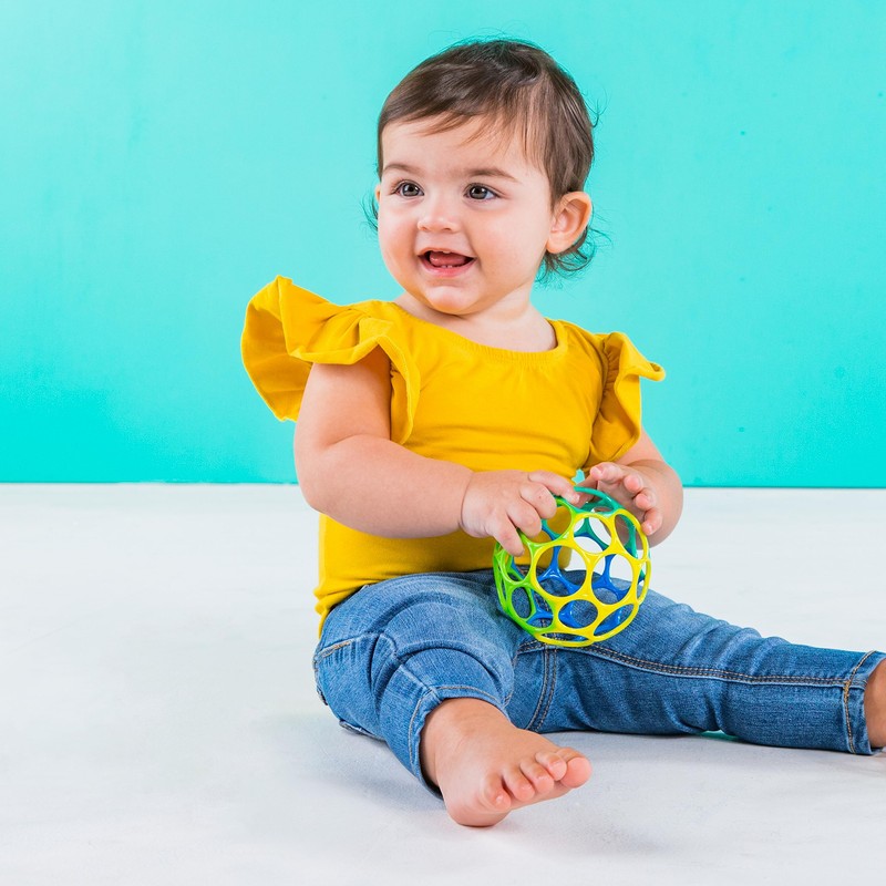 Bright Starts Oball Easy Grasp Classic Ball Infant Toy in
