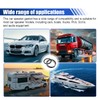 Car Speaker Spacers, Universal Shockproof Plastic Stereo Speakers Adapter Ring,