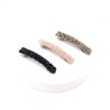 Crystal cubic point hairpin black / 크리스탈 큐빅 포인트 헤어핀