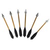 6Pcs Crossbow Arrows Double Screw Fixing Aluminum Alloy Shooting Bow