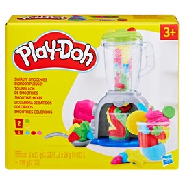 Play Doh Swirlin' Smoothies Toy Blender Playset, Play Kitchen Appliances, Kids Arts and Crafts Toys for 3 Year Old Girls and Boys and Up
