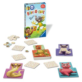 Ravensburger 20951 – Move Yourself Smart! Hop-O-Fant – for 2 to 5 Children from 4 Years Developed with the Felix Neureuther Foundation "Beweg Dich schlau!"