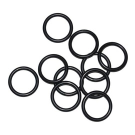Danco 7/8 in. OD x 11/16 in. ID, Rubber, #13 O-Ring, 10 per Card, 96730, Black