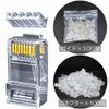 TSdrena RJ45 Connector Cat6A 100 pieces with Load Bar, Claw