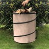 10 Gallons Garden Bag Reusable Leaf Bag Collapsible Trash Can