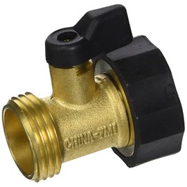 Gilmour Brass Threaded Male Hose Shut-off Valve