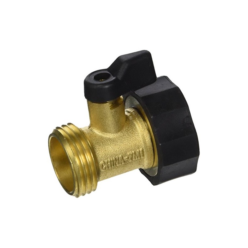 Gilmour Brass Threaded Male Hose Shut-off Valve