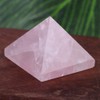 Energy Statue Pink Ancient Egypt Rose Quartz Pyramid, Crystal Pyramid,