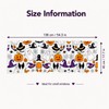 Halloween Window Valance Pumpkin Ghost Bat Kitchen Curtain 54x18