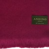 ANDINO ALPACA - 100% Baby Alpaca Wool, Large Scarf Burgundy