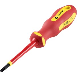 Toolcraft SL/PZ1 VDE Plus/minus screwdriver size (screwdriver) SL/PZ 1 Blade length: 80 mm, TO-6326247