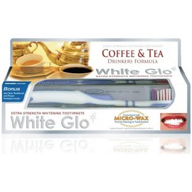 White Glo Extra Strength Whitening Toothpaste Coffee & Tea Drinkers Formula 150g