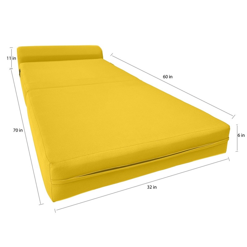 Amfuton Sleeper Chair Folding Foam Beds, Portable Sofa Bed Sit