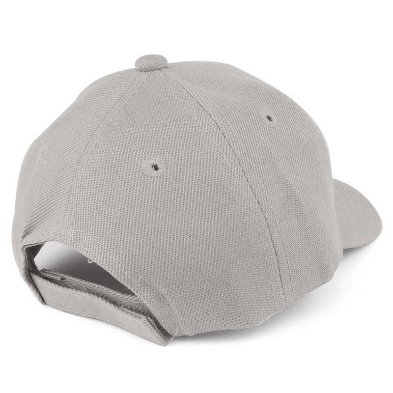 Plain Infants Tamaño Structured gorra de béisbol ajustable, gris