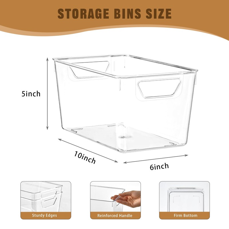 12 Pack Middle Organizers and Storage, Pantry Organization and Storage