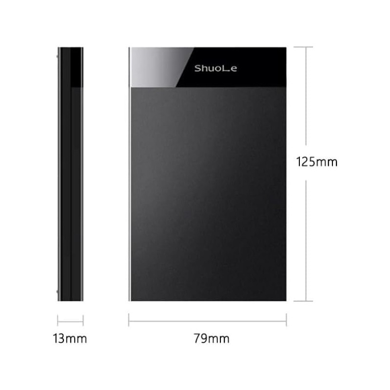 Festplattengehäuse 2,5 Zoll Micro B USB 3.0Type-C Externe Festplatte Kabel