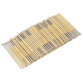 Pogo Pins, Pack of 100 P100-E2 Spring Contact with 1.5 mm Diameter and Tapered Head, Ideal for Electronics Testing, Test Tools, LED Assembly and Measuring Applications, Precise and Reliable
