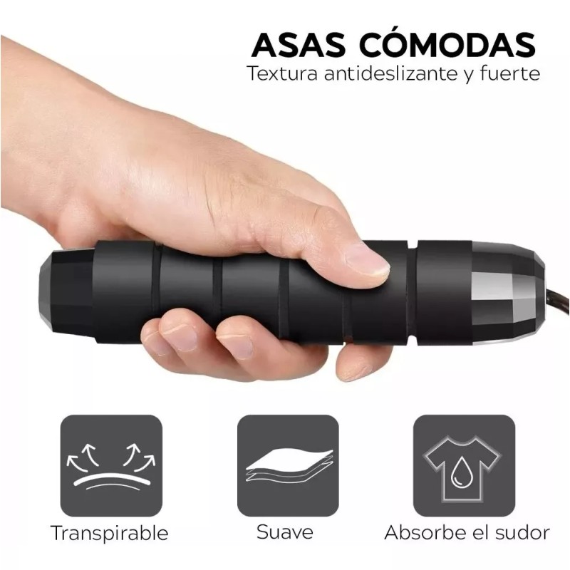 Maíz 5 Pzs Cuerda Saltar Ajustable Antideslizante Ejercicio Gym