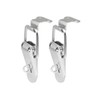 2PCS Spring Loaded Toggle Latch, 90mm Stainless Steel Hasps Clamps,