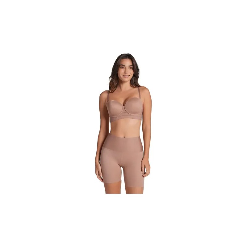 Leonisa Boxershort Invisible Control Moderado Antideslizante Color Marrón Talla Xl