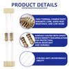 Innfeeltech 100 Pieces 1/2 W 5% Tolerance 1M Ohm Carbon