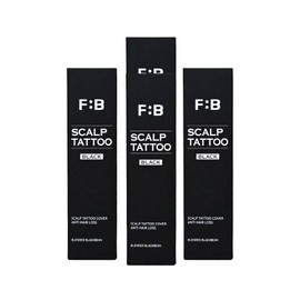 Forbut Scalp Tattoo Crown Hairline Hair Loss Cover Black 15g 4pcs / 포뷰트 두피타투 정수리 헤어라인 탈모 커버 블랙 15g 4개