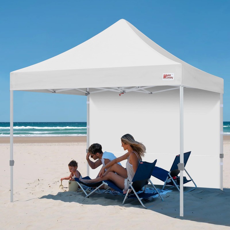 MASTERCANOPY 8x8ft Canopy SunWall Instant Canopy SideWall for Pop Up