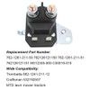 TopHomer Starter Solenoid, 762-1261-211-5 Lawn Mower Tractor Starter Solenoid Replacement