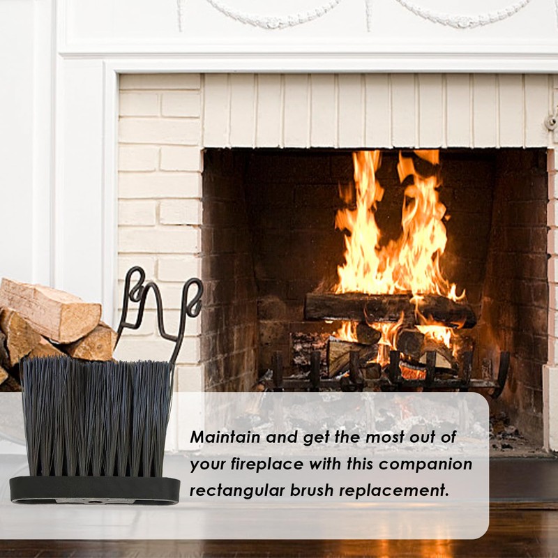 3 Piece Chimney Cleaning Brushes, Chimney Decoking Equipment, Fireplace Cutlery