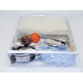 Oreh Homewares Heavy Duty Vinyl Zippered Closet Storage Bags (Clear) (15" x 18" x 4") 4.7 Gallon 1-Pack