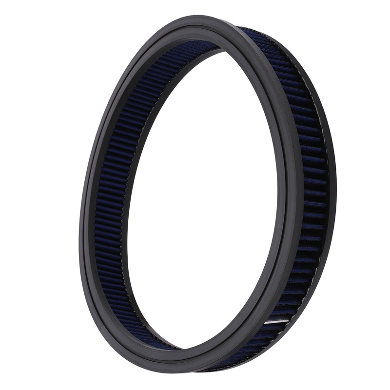 High Flow Round Air Filter Element Washable Reusable Air Cleaner