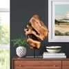 WELLAND Irregular Cedar Wood Sculpture 8.75" W x 1.75" D