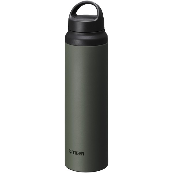 Tiger MCZ-S080GZ Lightweight Stainless Steel Water Bottle with Handle, Mountain Climbing, Autumn Leaves, 27.1 fl oz (800ml), Moss Forest Green