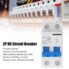 2P Photovoltaic DC Circuit Breaker High Sensitivity Overload Protection Switch