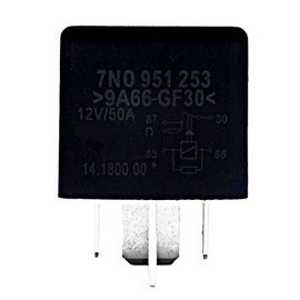 7N0951253#507 12VDC 50A 5 Pins Automotive Replacement Electrical System Relay Starter Relay Fits for 3D0951253A 95561502700