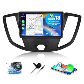 Android 13 Car Stereo for Ford Transit Tourneo Custom 2013-2019 with Wireless Apple Carplay Android Auto,9 inch Touchscreen Car Radio with WiFi GPS Navigation Bluetooth FM/RDS Radio SWC+Backup Camera