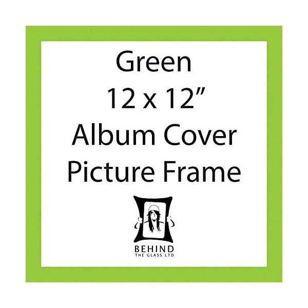 Behind The Glass - Handmade Green 12x12 Album Cover Picture