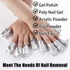 Nagelfolien für Gelnägel mit Wattepads, Nagellackentferner für schnelles Soak-Off, 300