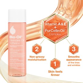 Bio-Oil Skincare Oil - Improve the Appearance of Scars, Stretch Marks and Skin Tone - 1 x 125 ml