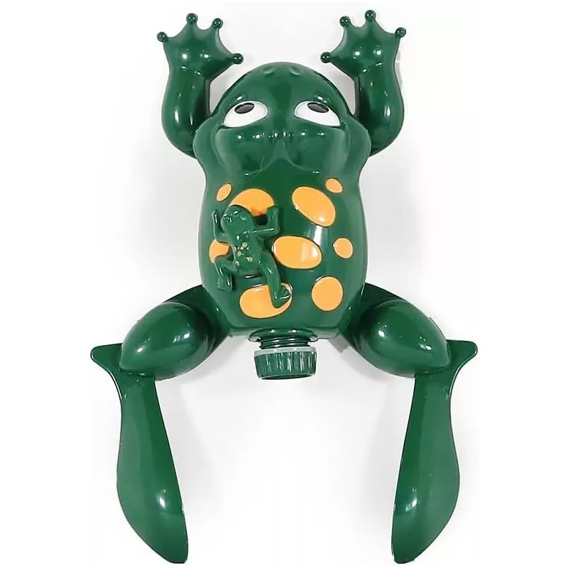 Think Fast Toys Froggy The Frog: Vibrant Green Bath Buddy