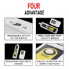 ALLOSUN Ultrasonic Leak Detector 40KHz±2KHz, Leak Tester Transmitter with Headphone