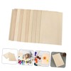 TEHAUX 20pcs Unfinished Basswood Planks for Crafts Projects Model Making