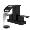 gotonovo Waterfall 4 Inch Centerset Bathroom Sink Faucet 2 Handle