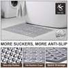 Shower Mat Non Slip，24"X24" Bathtub Mat Non Slip Square Shower