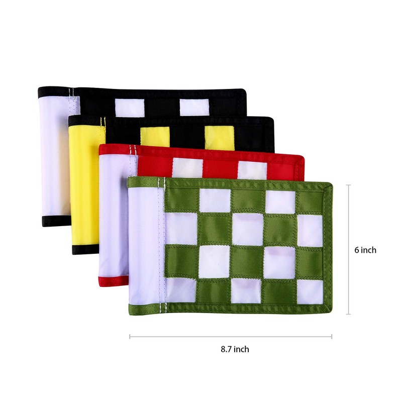 Golf Flag,Konday Checkered Training Putting Green Flags, Golf Target Flags