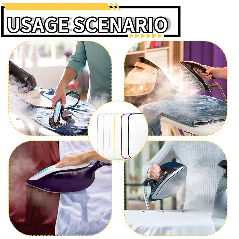 XIYING 6 Pcs Ironing Cloth, Pressing Cloth for Ironing Clothes