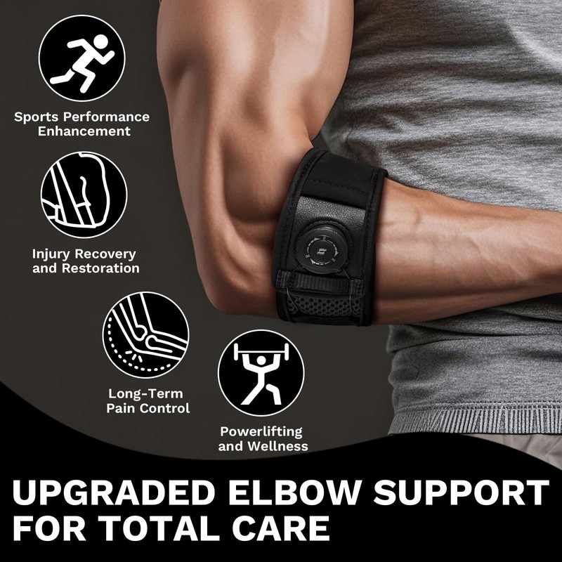 Tennis Elbow Brace for Men & Women (XL for Larger
