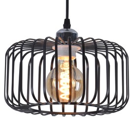 Aidencor Black Ceiling Light Shade, Metal Light Shade, Modern Designer Pendant Lamp Shade Black lampshades for Ceiling Lights, Bedside Lamps, Bedroom, Living Room, Kitchen, Hallway, Office