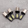 4pcs 12SMD LED White Lights Car Bulb Brake Stop Turn